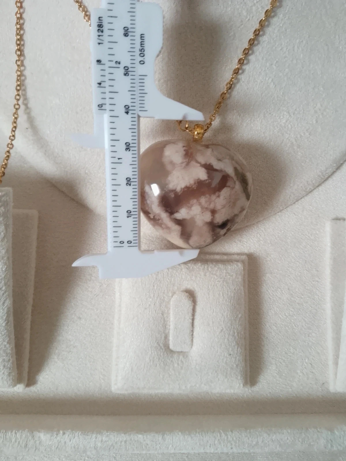 Collar colgante de piedra de ágata Sakura – photo 2